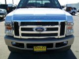 2008 Oxford White Ford F250 Super Duty Lariat Crew Cab 4x4 #24588450