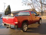 2007 Fire Red GMC Sierra 1500 SLE Extended Cab #24588720
