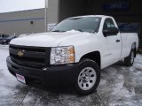 2009 Summit White Chevrolet Silverado 1500 Regular Cab #24588416