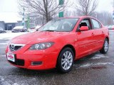 2007 True Red Mazda MAZDA3 i Touring Sedan #24587907