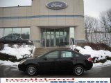 2010 Ebony Black Ford Focus SE Sedan #24588132