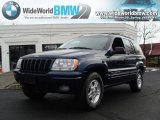2000 Patriot Blue Pearlcoat Jeep Grand Cherokee Limited 4x4 #24588168