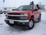 2005 Victory Red Chevrolet Colorado LS Extended Cab #24588516