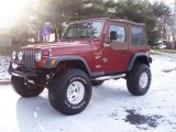 1998 Chili Pepper Red Pearl Jeep Wrangler Sport 4x4 #24588935