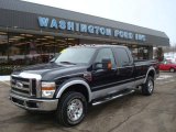 2008 Black Ford F350 Super Duty Lariat Crew Cab 4x4 #24589015