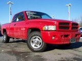 Flame Red Dodge Ram 2500 in 2000