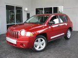 2007 Inferno Red Crystal Pearlcoat Jeep Compass Limited #24693386