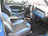 2007 Mini Cooper S Hardtop Pacific Blue/Carbon Black Interior