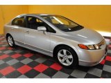 2007 Alabaster Silver Metallic Honda Civic EX Sedan #24589155