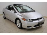 2007 Alabaster Silver Metallic Honda Civic EX Coupe #24589395