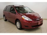 2009 Salsa Red Pearl Toyota Sienna LE #24589397