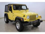 2004 Solar Yellow Jeep Wrangler X 4x4 #24589429