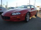 Bright Red Chevrolet Camaro in 1999