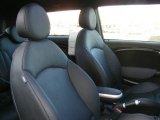 2009 Mini Cooper John Cooper Works Clubman Punch Carbon Black Leather Interior
