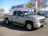 2009 Silver Birch Metallic Chevrolet Silverado 1500 LT Extended Cab 4x4 #24753227