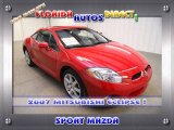 2007 Pure Red Mitsubishi Eclipse GT Coupe #24589629