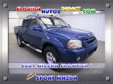 2001 Just Blue Metallic Nissan Frontier SE V6 Crew Cab #24589677