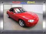 2005 Classic Red Mazda MX-5 Miata LS Roadster #24589725