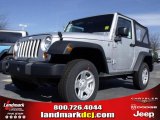 2010 Bright Silver Metallic Jeep Wrangler Sport 4x4 #24693526