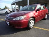 2006 Salsa Red Pearl Toyota Camry LE #24693570