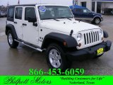 2009 Stone White Jeep Wrangler Unlimited X #24693638