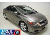 2007 Galaxy Gray Metallic Honda Civic EX Coupe #24693652