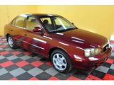 2001 Cranberry Hyundai Elantra GLS #24693725