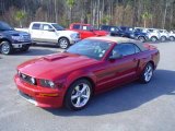 2008 Dark Candy Apple Red Ford Mustang GT/CS California Special Convertible #24693852