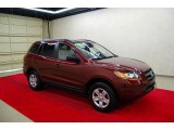 2009 Dark Cherry Hyundai Santa Fe GLS #24753255