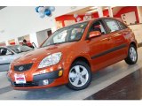 2009 Sunset Orange Kia Rio Rio5 SX Hatchback #24753258