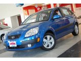 2009 Sapphire Blue Kia Rio Rio5 SX Hatchback #24753259