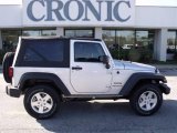 2010 Bright Silver Metallic Jeep Wrangler Sport 4x4 #24753307