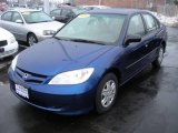 2004 Eternal Blue Pearl Honda Civic Value Package Sedan #24753336