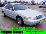 Silver Frost Metallic Ford Crown Victoria in 1999