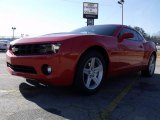 2010 Inferno Orange Metallic Chevrolet Camaro LT Coupe #24753376