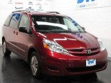 2009 Salsa Red Pearl Toyota Sienna LE #24753505