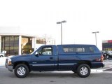 2000 Indigo Blue Metallic Chevrolet Silverado 1500 LS Regular Cab 4x4 #24753538