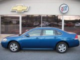 2010 Aqua Blue Metallic Chevrolet Impala LS #24753550