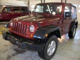 2007 Red Rock Crystal Pearl Jeep Wrangler X 4x4 #24874761