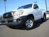 2007 Super White Toyota Tacoma Regular Cab #24874846