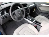 2010 Audi A4 2.0T Sedan Light Gray Interior