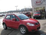 2009 Vivid Red Suzuki SX4 Crossover Technology AWD #24901314