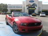 2010 Red Candy Metallic Ford Mustang V6 Convertible #24901064