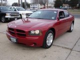 2006 Inferno Red Crystal Pearl Dodge Charger SE #24901151