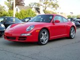 2008 Guards Red Porsche 911 Carrera 4 Coupe #247420