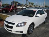 2010 Summit White Chevrolet Malibu LT Sedan #24944964