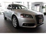 2010 Ice Silver Metallic Audi A3 2.0 TFSI #24999329