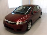 2010 Tango Red Pearl Honda Civic LX Sedan #24999542