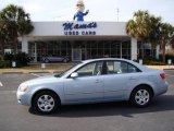 2008 Silver Blue Hyundai Sonata GLS #24999368