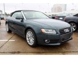 2010 Meteor Gray Pearl Effect Audi A5 2.0T Cabriolet #24999335